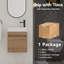 Ensemble de meuble-lavabo simple 18 po avec plateau en céramique Glenrock