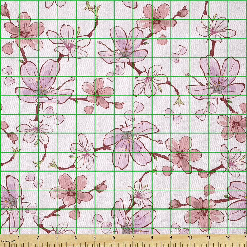 Deshell Cherry Blossom Sakura Flower Multi-Purpose Fabric