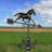 Muamir 33'' H Aluminum Animals Weathervane