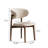 Mid-Century Solid Wood Beige Upholstered Dining Chairs, No Assembly Required Accent Chairs For Dining Room (Set of 6)-991891248-996533192