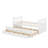 Twin Size Daybed With Drawers And Trundle-1099907496