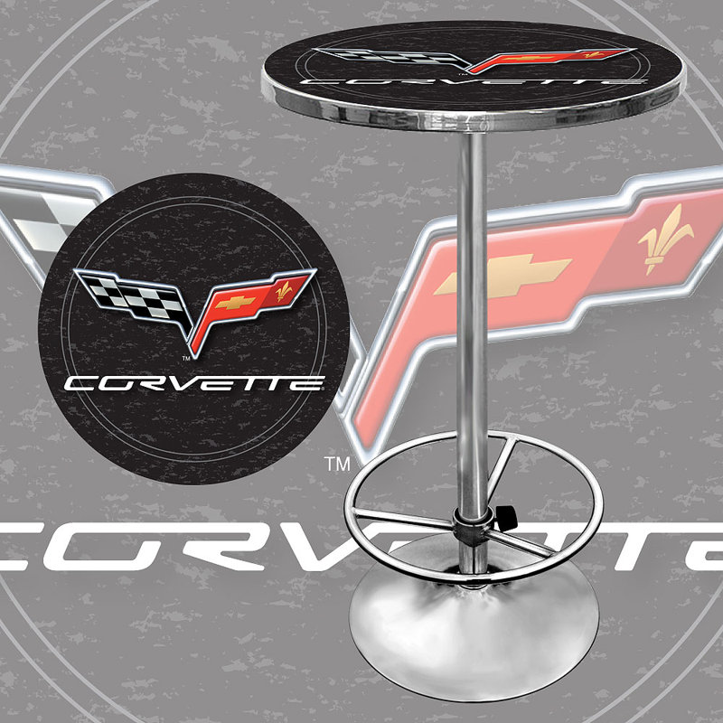 Round Metal Base Dining Table, Black