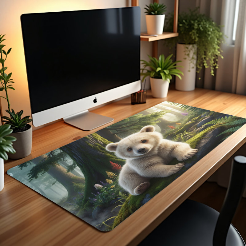 Polyester Desk Pad, 23.6x13.8