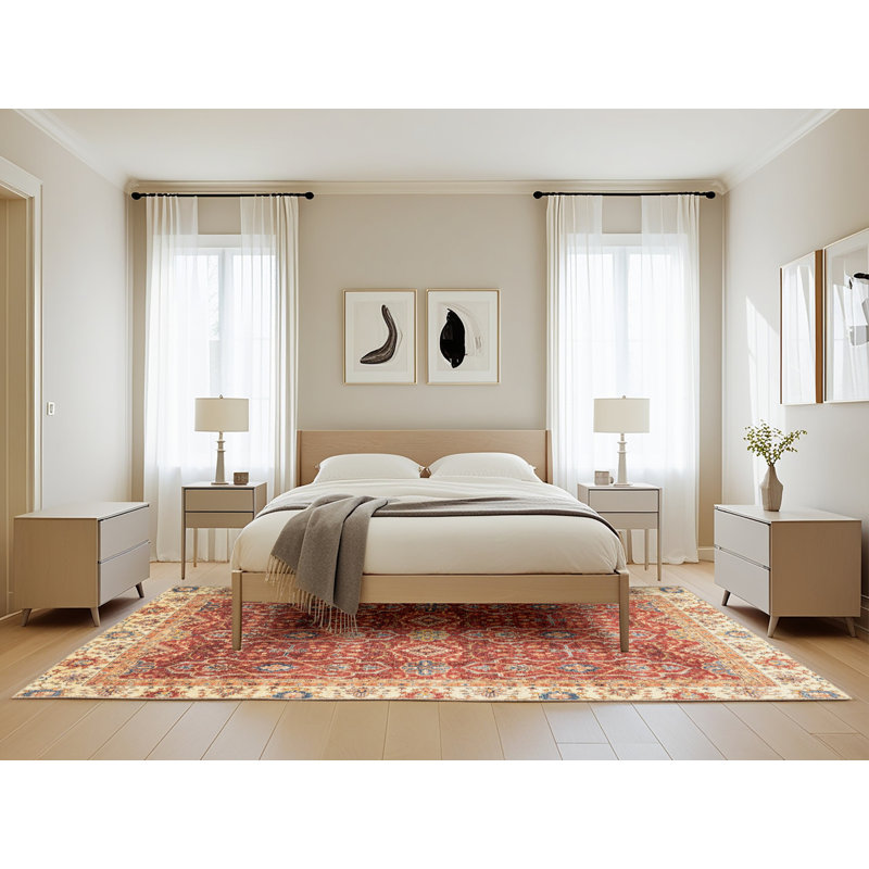 Tapis abstrait moderne 3092, Rectangle de 5 pi x 8 pi