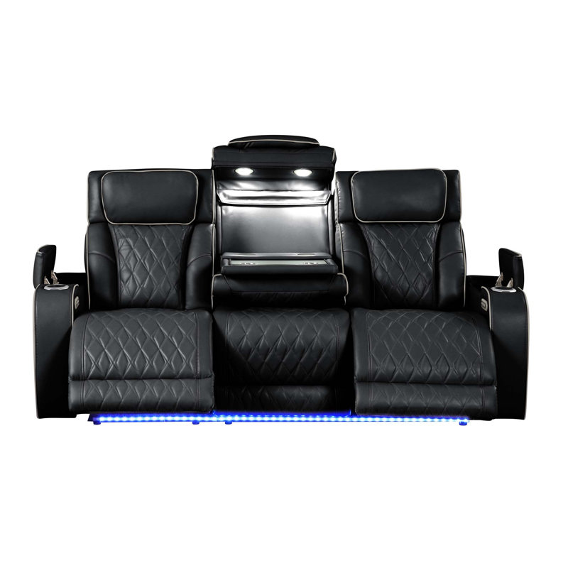 Canapé inclinable Fortuner, Noir