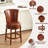High Back Swivel Bar Stools with Full-Grain Genuine Leather Upholstered Seat & Solid Wood Footrest, Counter Bar Stool for Kitchen Island & Pub-434515961-402733197