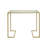 Abdelkarim 38'' Glass Top Console Table-346622073