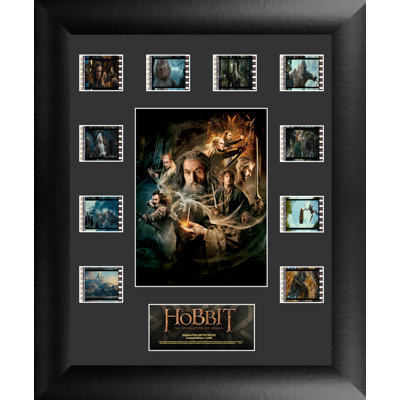 Hobbit 2: The Desolation of Smaug FilmCells, art mural encadré en édition limitée avec 10 clips de film