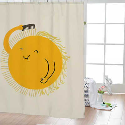 Rideau de douche imperméable en polyester