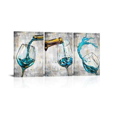 3 Piece Wrapped Canvas Wall Art