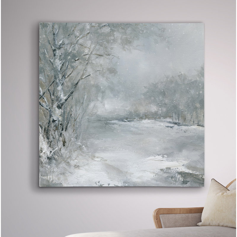 " Winter Wonderland ", Wrapped Canvas, 24" H x 24" W x 1.5" D
