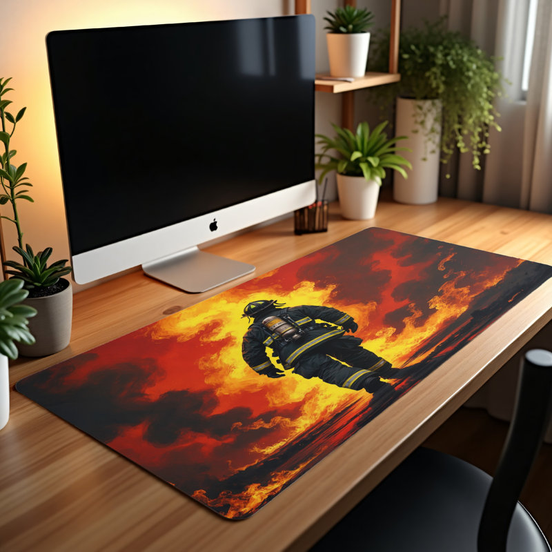 Polyester Desk Pad, 31.5x15.5