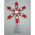 Rouge / transparent / argent est en rupture de stock