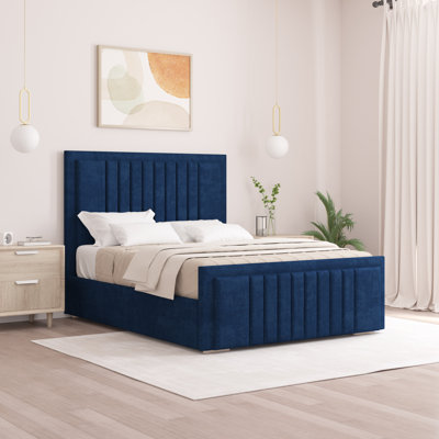 Alama Upholstered Panel Bed