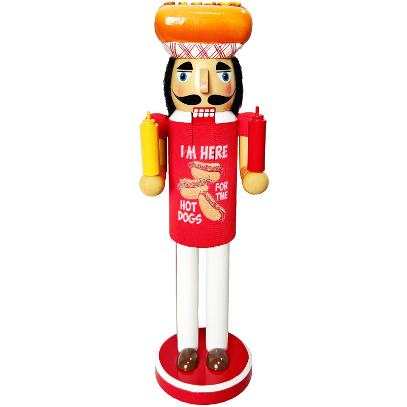 14” Here for the Hot Dogs Nutcracker