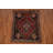 Geometric Red Traditional Rug 4x5