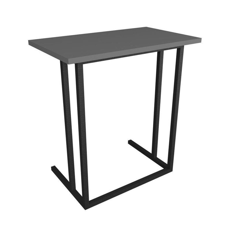 Ajda Rectangle 60cm L Computer Table, Grey