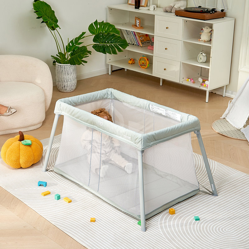 Parc pour bébé Ebern Designs, Blanc