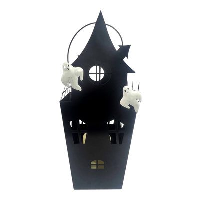 Haunted Hill Farm 15-In LED Haunted House Halloween Decoration