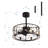 Sylvia 20" Caged Crystal Ceiling Fan With Remote Control and Light Kit Included-740981999
