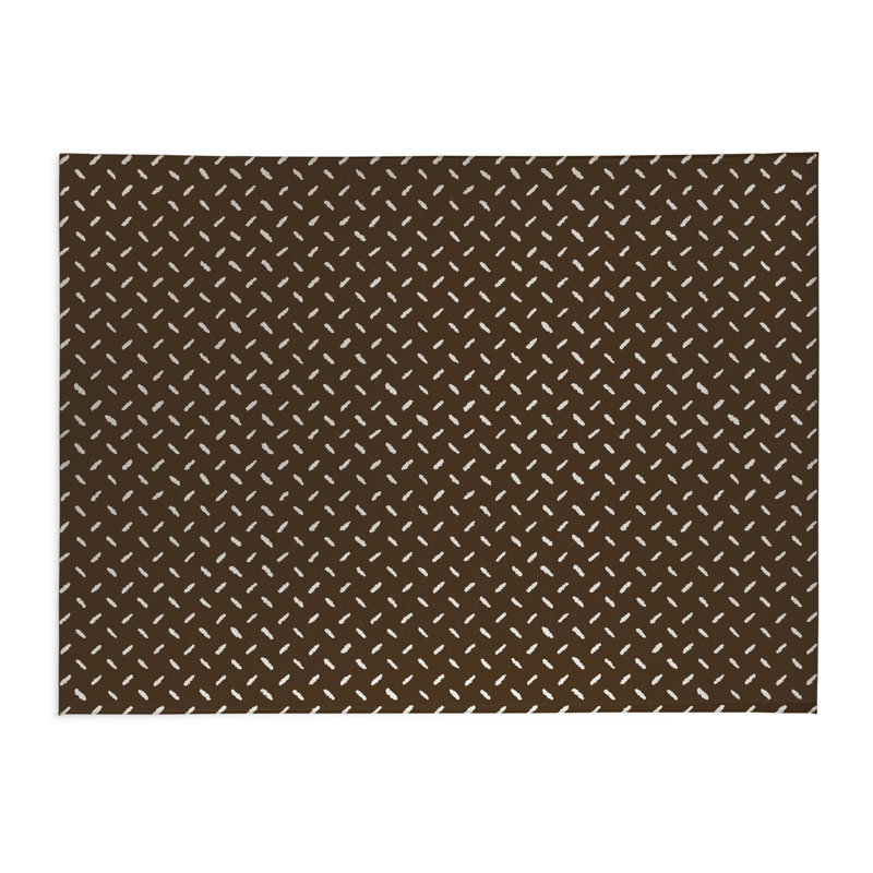Tapis de cuisine Kat, Rectangulaire 2 pi x 3 pi, Brun moka
