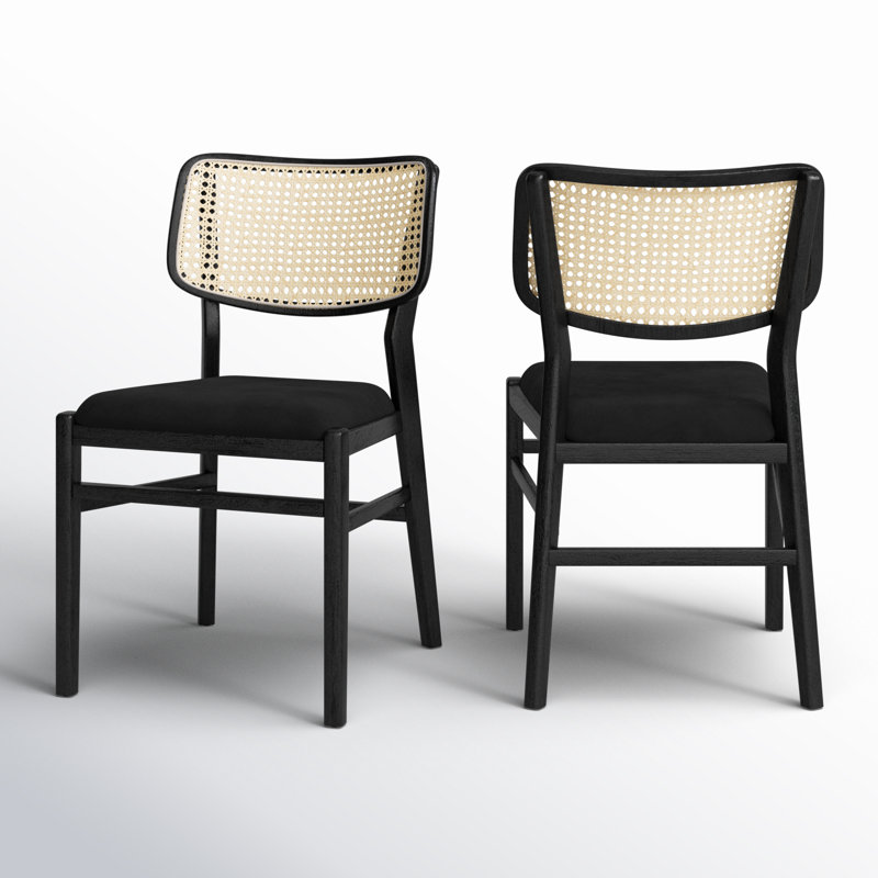 Chaise d'appoint noire Padulsky, Beige
