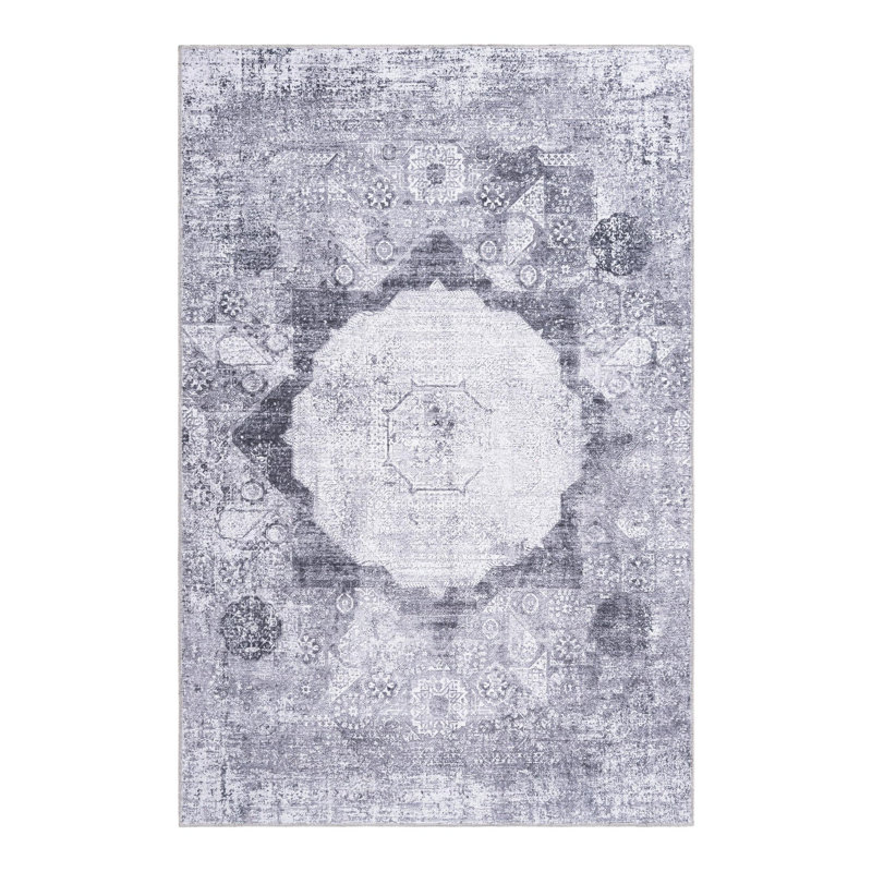 Floral Indoor Rug, Rectangle 4' x 6'
