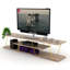 Meuble télé moderne avec 4 tablettes ouvertes-120853550