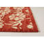 Tapis en laine beige/rouge 3 pi 11 po x 5 pi 8 po à la main one-of-kind-noué la 2010 Allahna