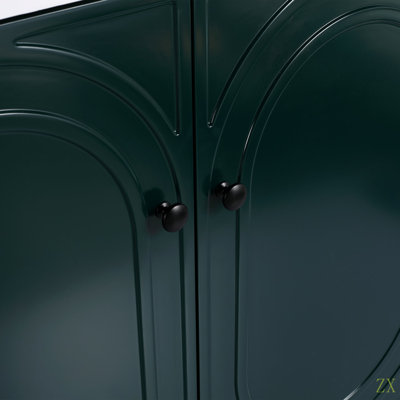 Meuble-lavabo autoportant 36 po et 2 portes d'armoire à fermeture en douceur (emballage KD) - sans le lavabo