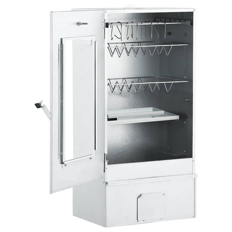 Fumoir à charbon vertical WALPLUS avec copeaux de bois de 1 kg 44,5 x 29 x 83 cm