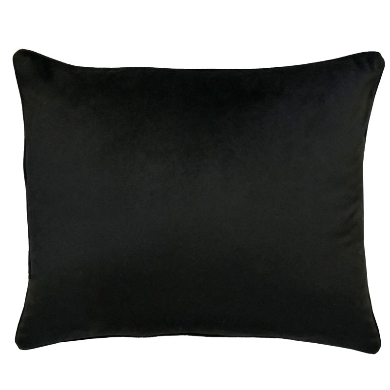 Lumbar Pillow Cover & Insert, Black