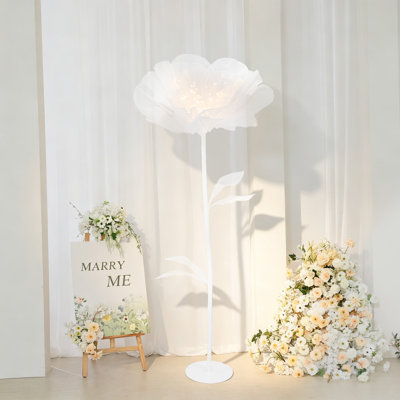 Décoration artificielle 59,06 "avec lumière artificielle avec lumières DEL pour mariage, salon, chambre à coucher, fête