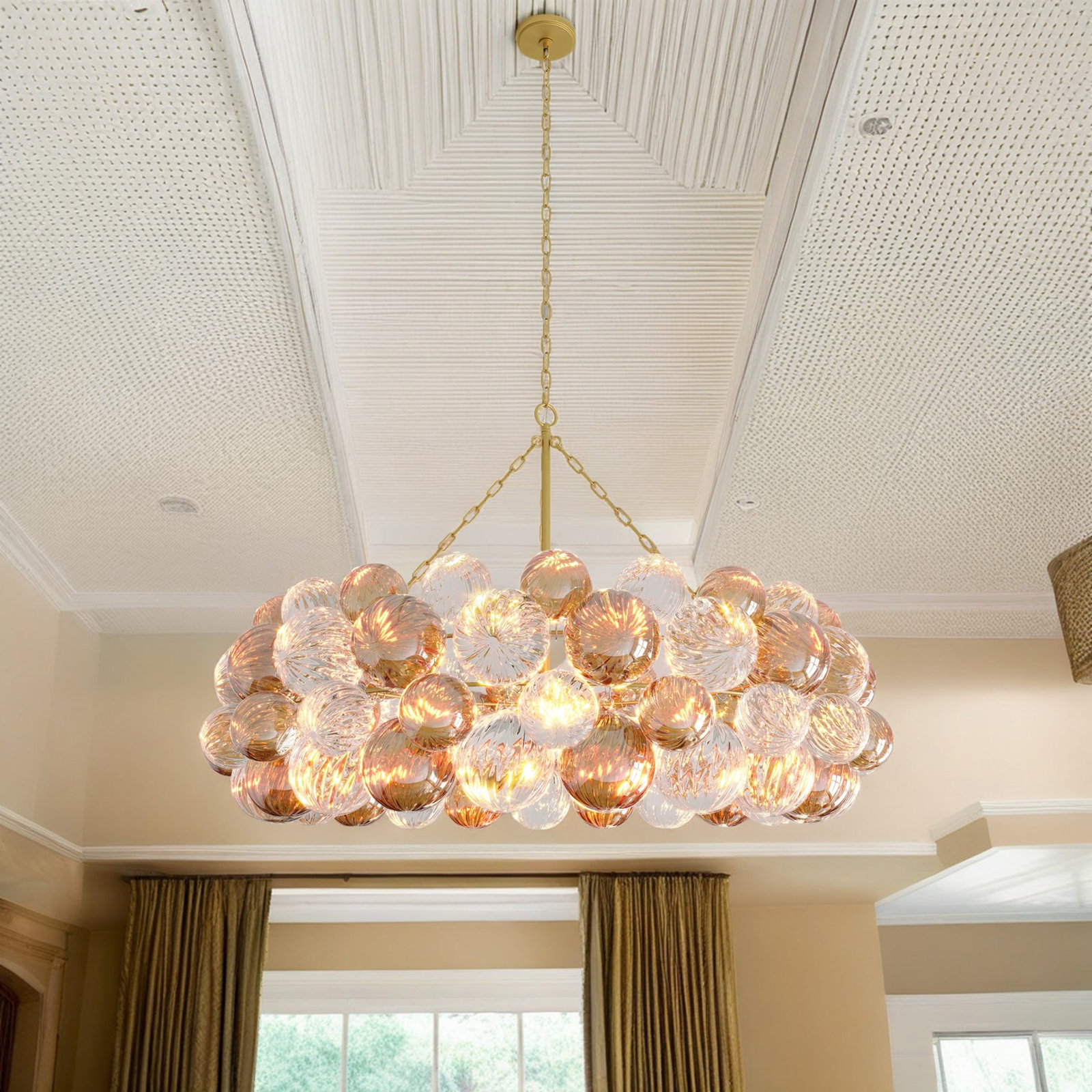 Constantine 3-Light Chandelier, Gold