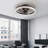 Minimalist Ring Led Chandelier Fan with Remote Control