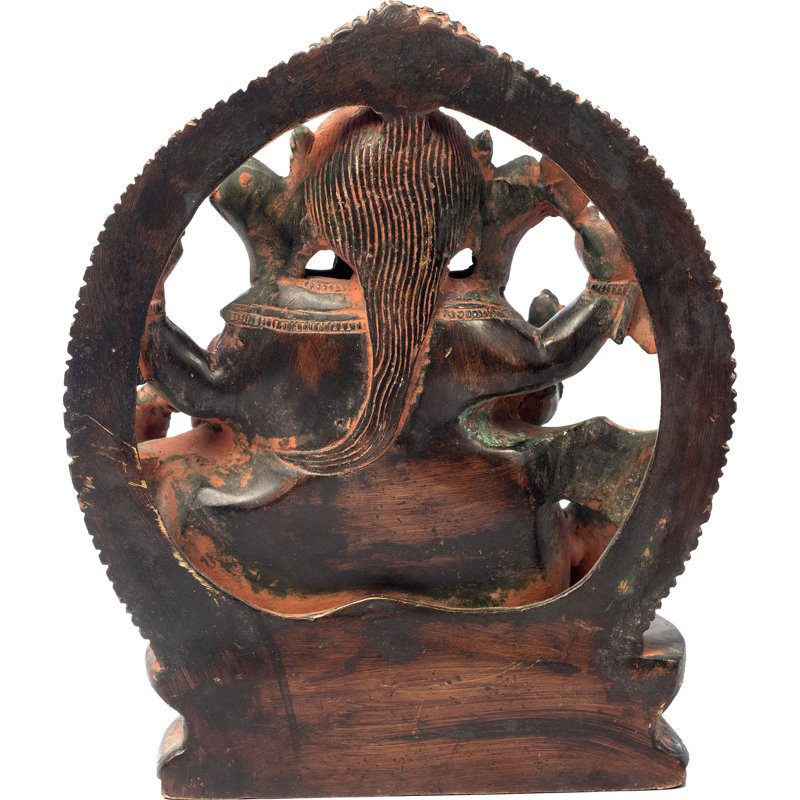 Figurine assise Chaturbhuja Ganesha
