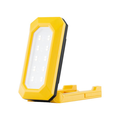 Projecteur de travail magnétique à DEL Worklite Pro 2,5 W, 1 500 lumens, 4 000 MaH, crochet rechargeable et suspendu avec 3 modes d'éclairage, éclairage de chantier pour le camping, le travail et les situations d'urgence
