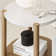 Table d'appoint ronde avec plateau en marbre 