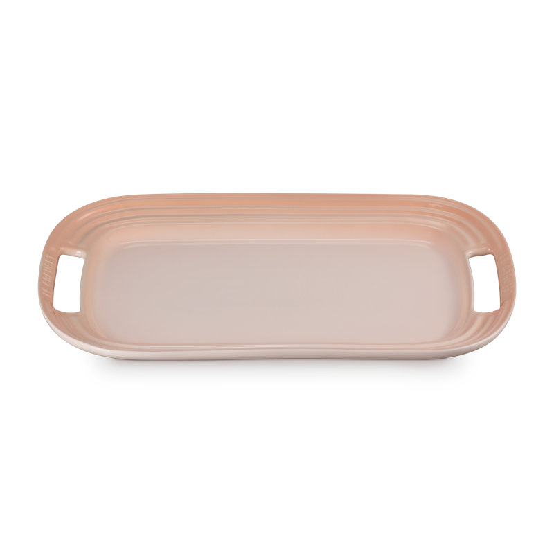 Le Creuset Stoneware Serving Platter, 16.25 In. - Pêche, Peche