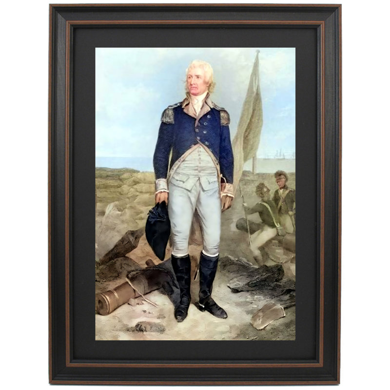 William Moultrie By Alonzo Chappel, 36" H x 28" W