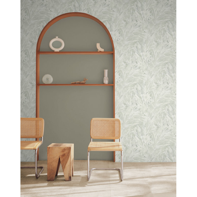 Alisson Floral Wallpaper, Moss