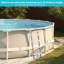 Échelle de sécurité en acier à 4 marches pour piscine hors terre Winado-127331873-127331869