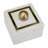 Scarbrough Decorative Box Marble Stone Metal Brass Modern Storage Container with Removable Lid Contemporary Accent Box for Shelf or Tabletop Display Home Organizer Accessory Modern Design-89082145-89082146
