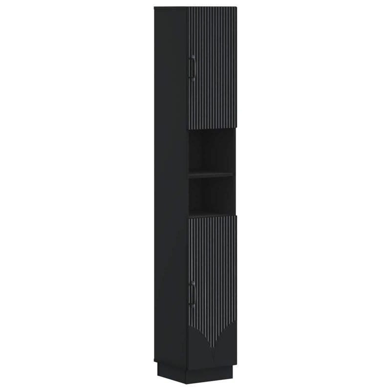 Linen Cabinet, Black