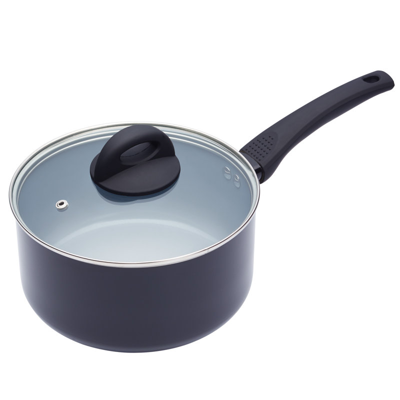 MasterClass Ceramic Non-Stick Induction Ready Saucepan, 2.3 L