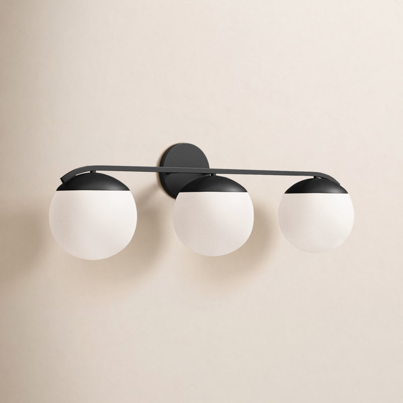 Celosia 3 - Light Dimmable Vanity Light, Matte Black