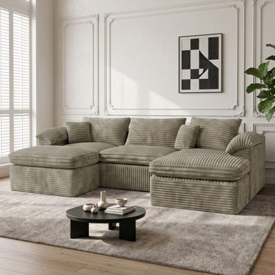 Boneless 105" Cloud Modular Sectional Sofa