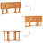 Extendable/Foldable Wooden Coffee Table