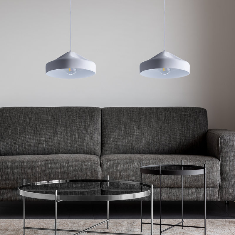 Ponce 1 - Light Single Pendant, White