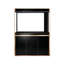 Aquarium de luxe rectangulaire noir Eco Deluxe